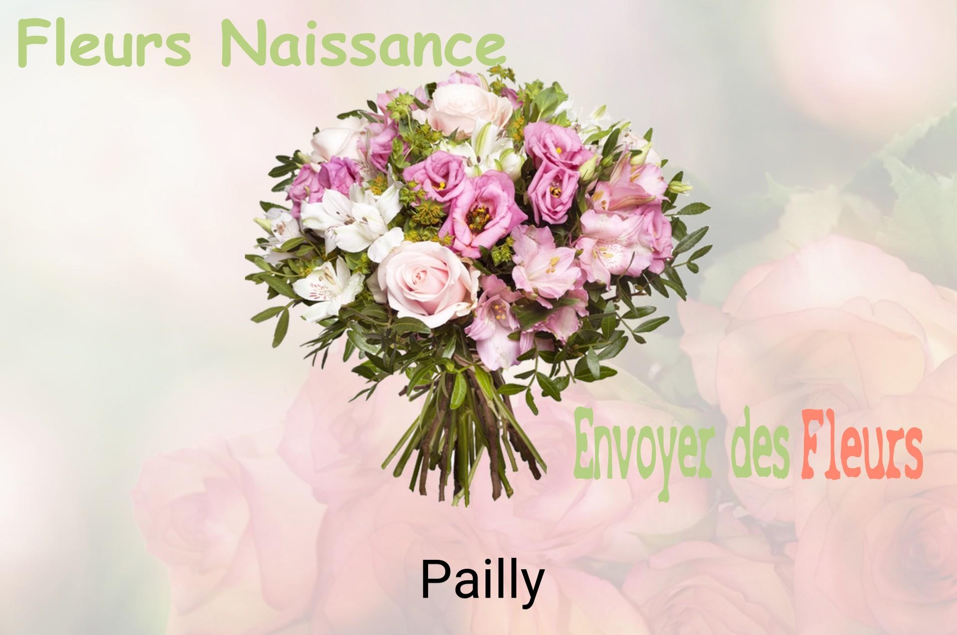 Bouquet de fleurs de naissance livré à Pailly